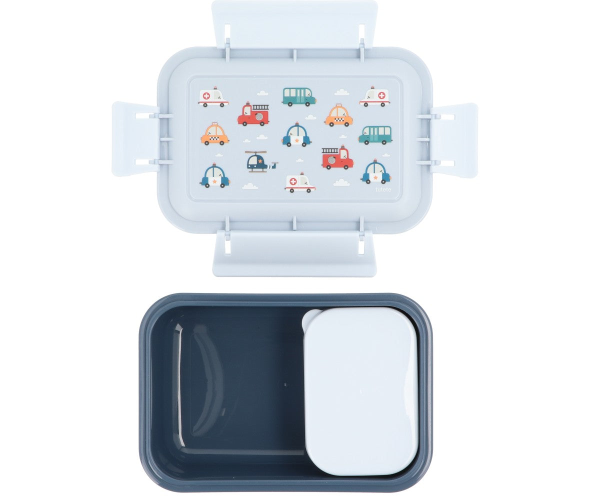 Bento Box Tutete City Cars Personalizzabile con nome