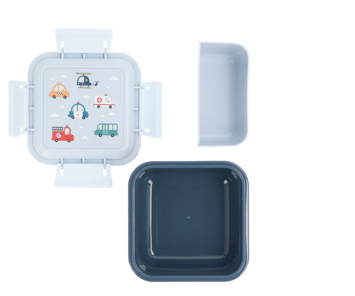 Lunch Box Grande Tutete City Cars Personalizzabile con Nome