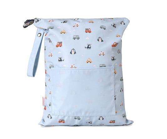 DISPONIBILE DAL 3 SETTEMBRE - Borsa Sacca Cambio Impermeabile Grande City Cars Personalizzabile