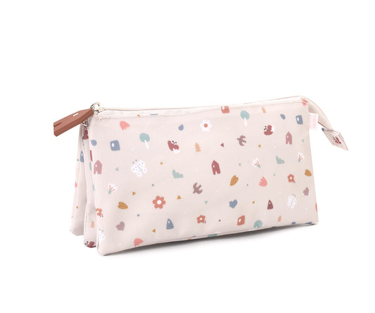 Astuccio Tris Scuola Tutete Geometric Nature Personalizzabile