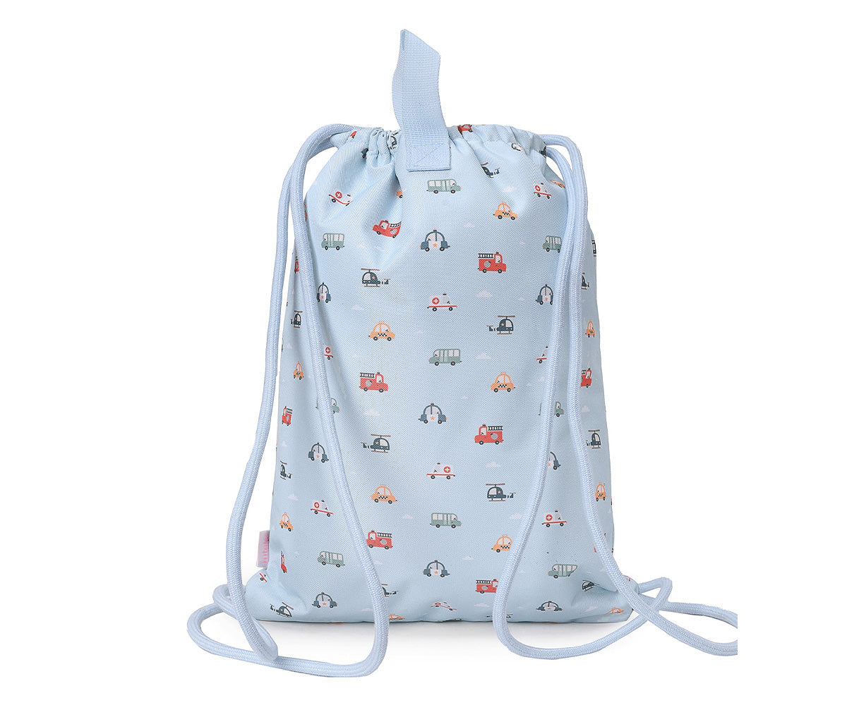 DISPONIBILE DAL 5 SETTEMBRE - Sacca-Zaino Impermeabile Tutete City Cars Personalizzabile
