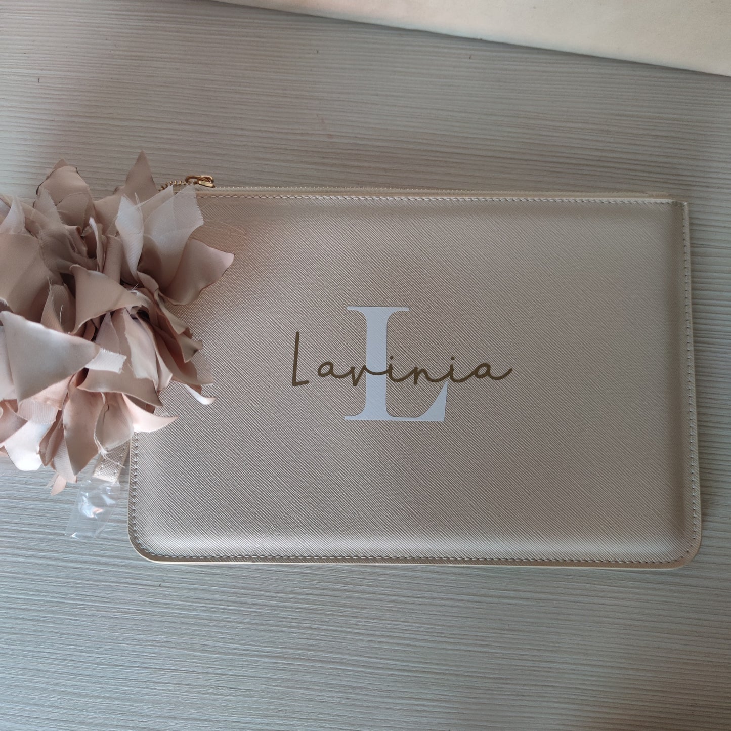 Pochette Multiuso Ecopelle - Personalizzabile - Fili e Stelle