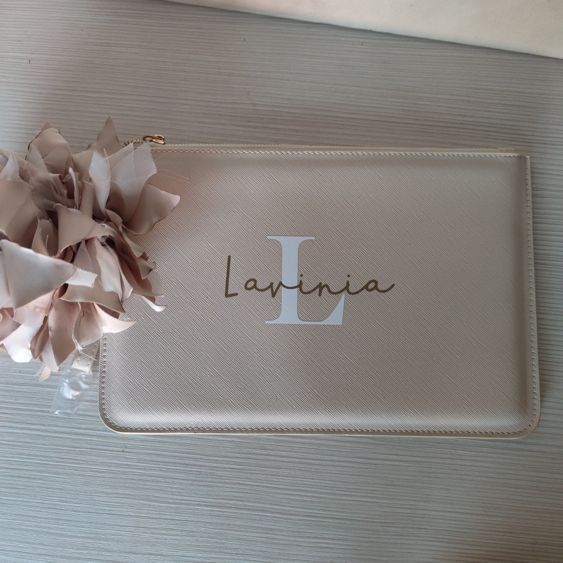 Pochette Multiuso Ecopelle - Personalizzabile - Fili e Stelle