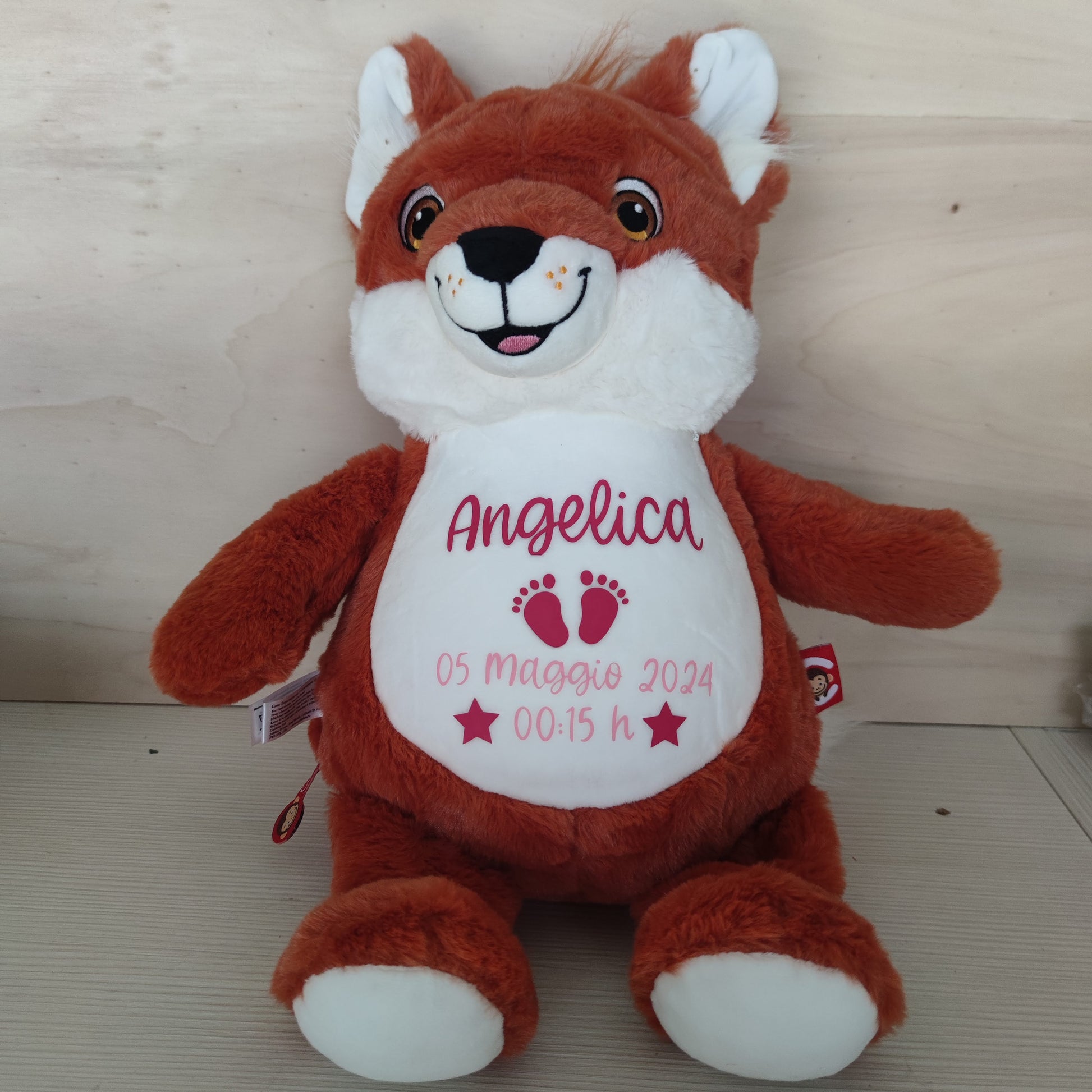 Peluche Volpe Personalizzabile - Fili e Stelle