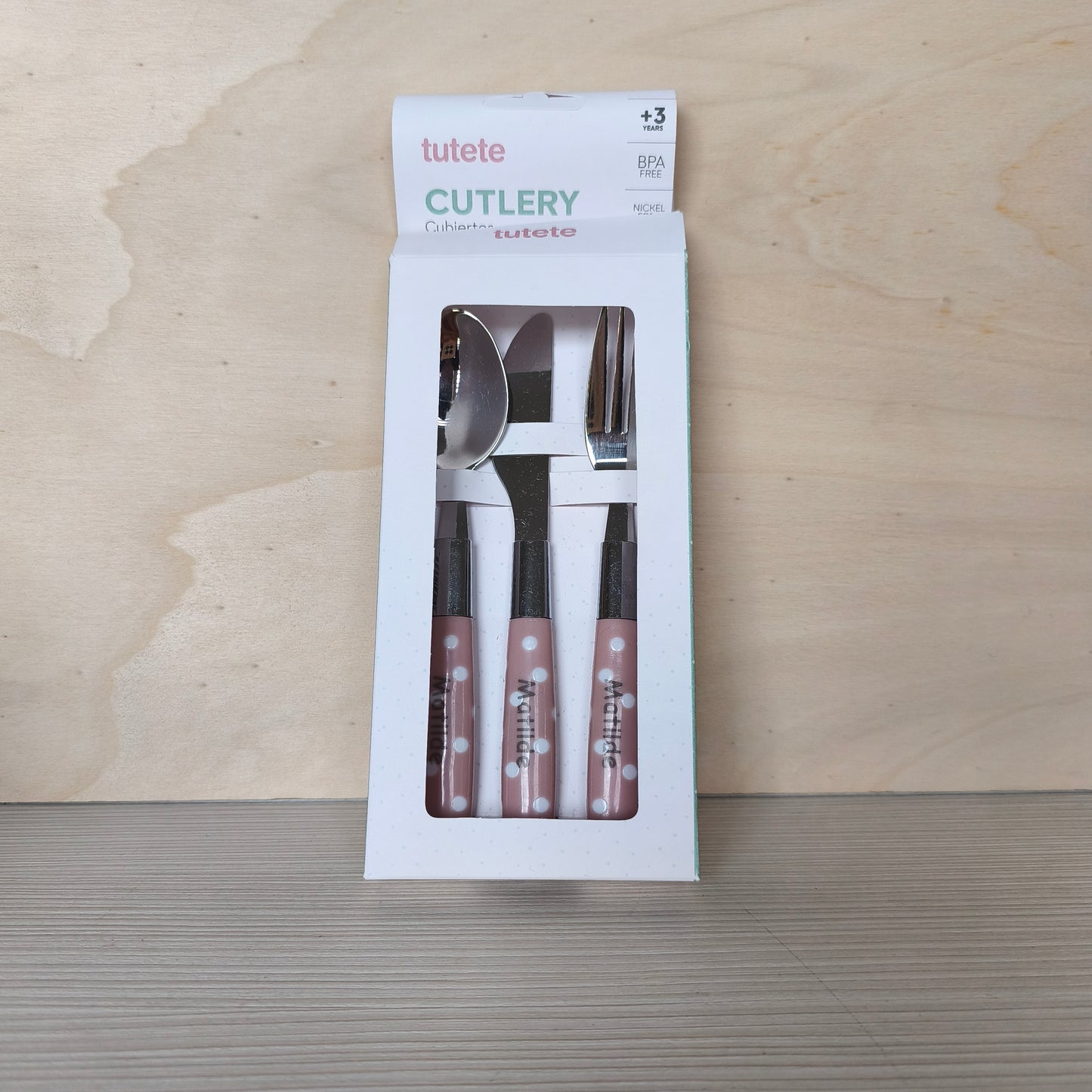 Pack Posate - GIA' personalizzate MATILDE - Col. Rosa