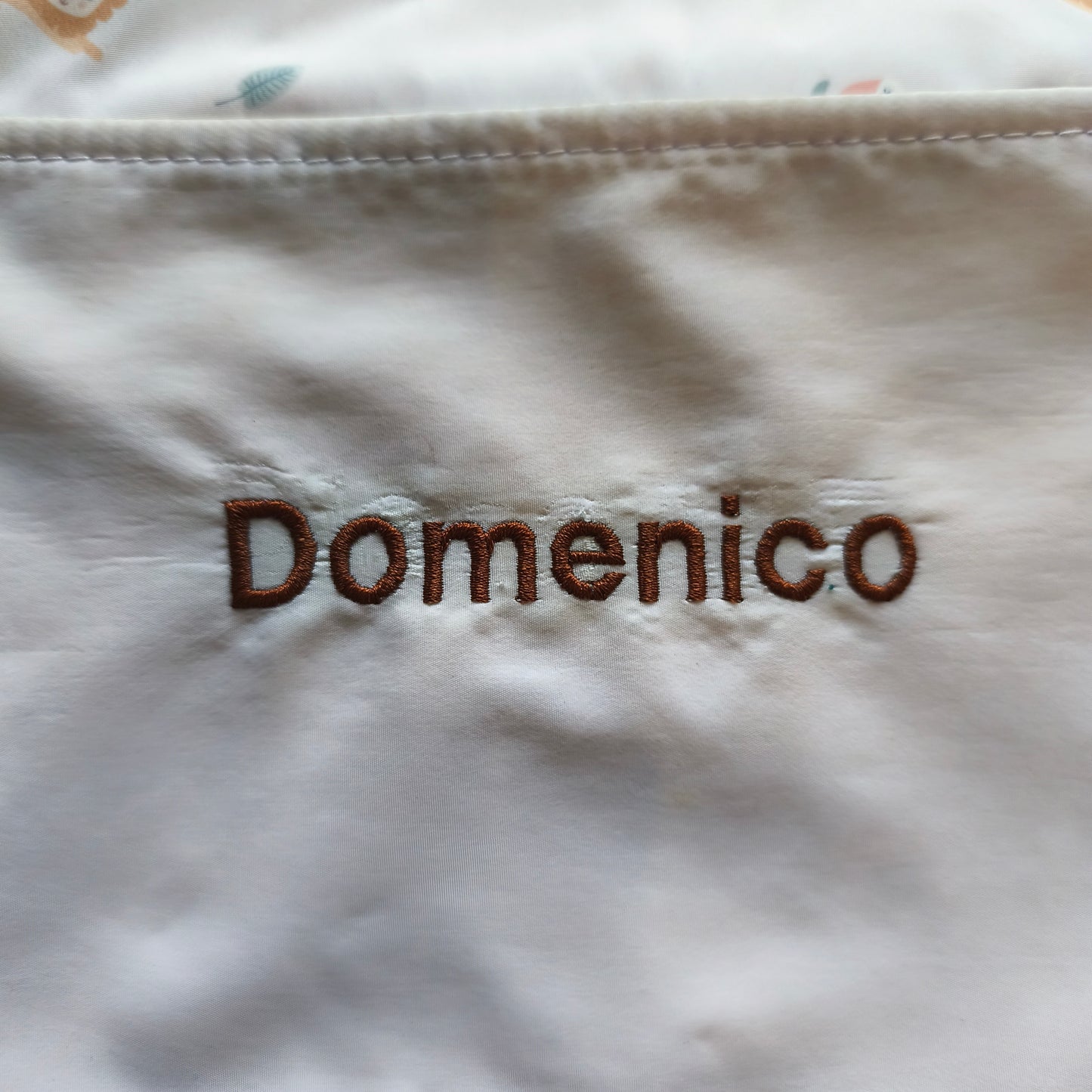 Sacca Cambio Impermeabile Savannah Personalizzata con nome DOMENICO