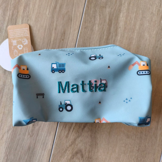 Astuccio Scuola Tutete Trucks Personalizzato con nome MATTIA