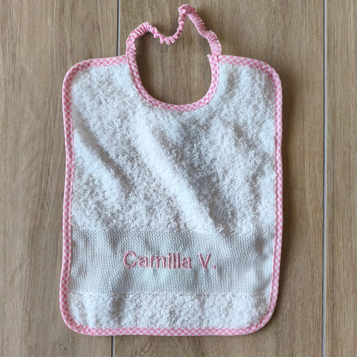 Bavaglia Asilo Piccola Personalizzata con Nome CAMILLA V.