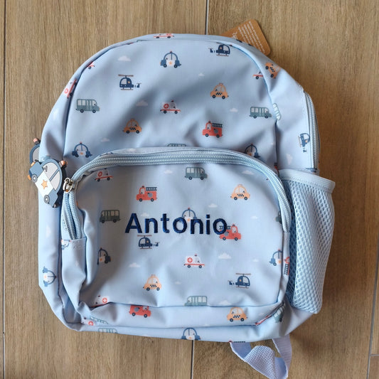 Zainetto Tutete City Cars Personalizzato con nome ANTONIO