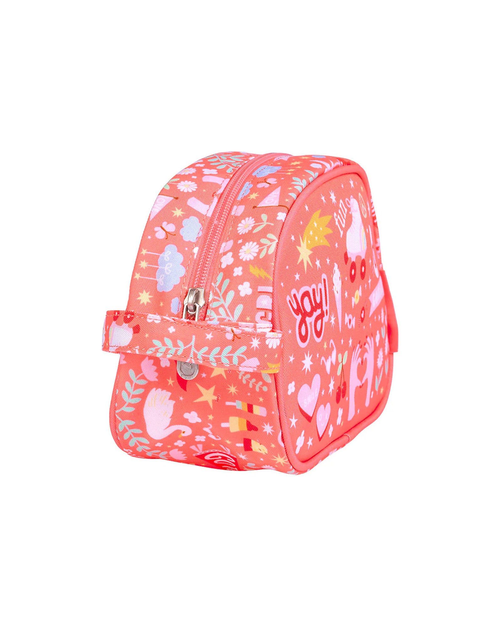Beauty Case - Fun - 20.5 x 14 x 9.5 cm - Personalizzabile con Nome - Fili e Stelle
