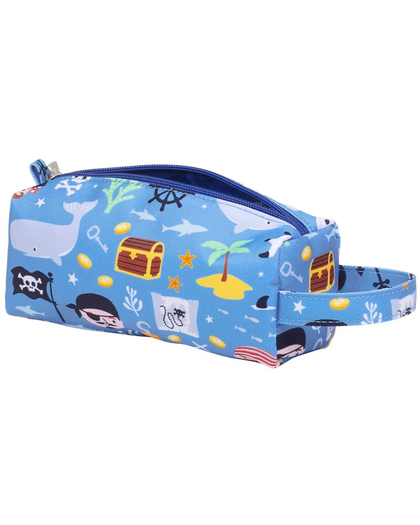 Astuccio per la Scuola con Chiusura a Zip - Pirati - 20x8x7 cm - Personalizzabile con Nome