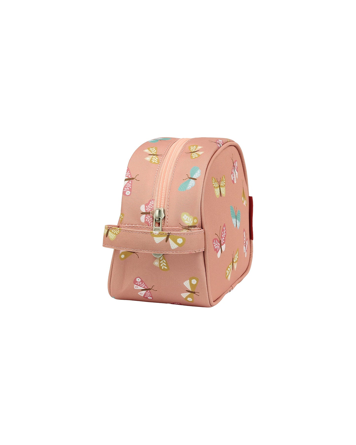 Beauty Case - Farfalle - 20.5 x 14 x 9.5 cm - Personalizzabile con Nome - Fili e Stelle