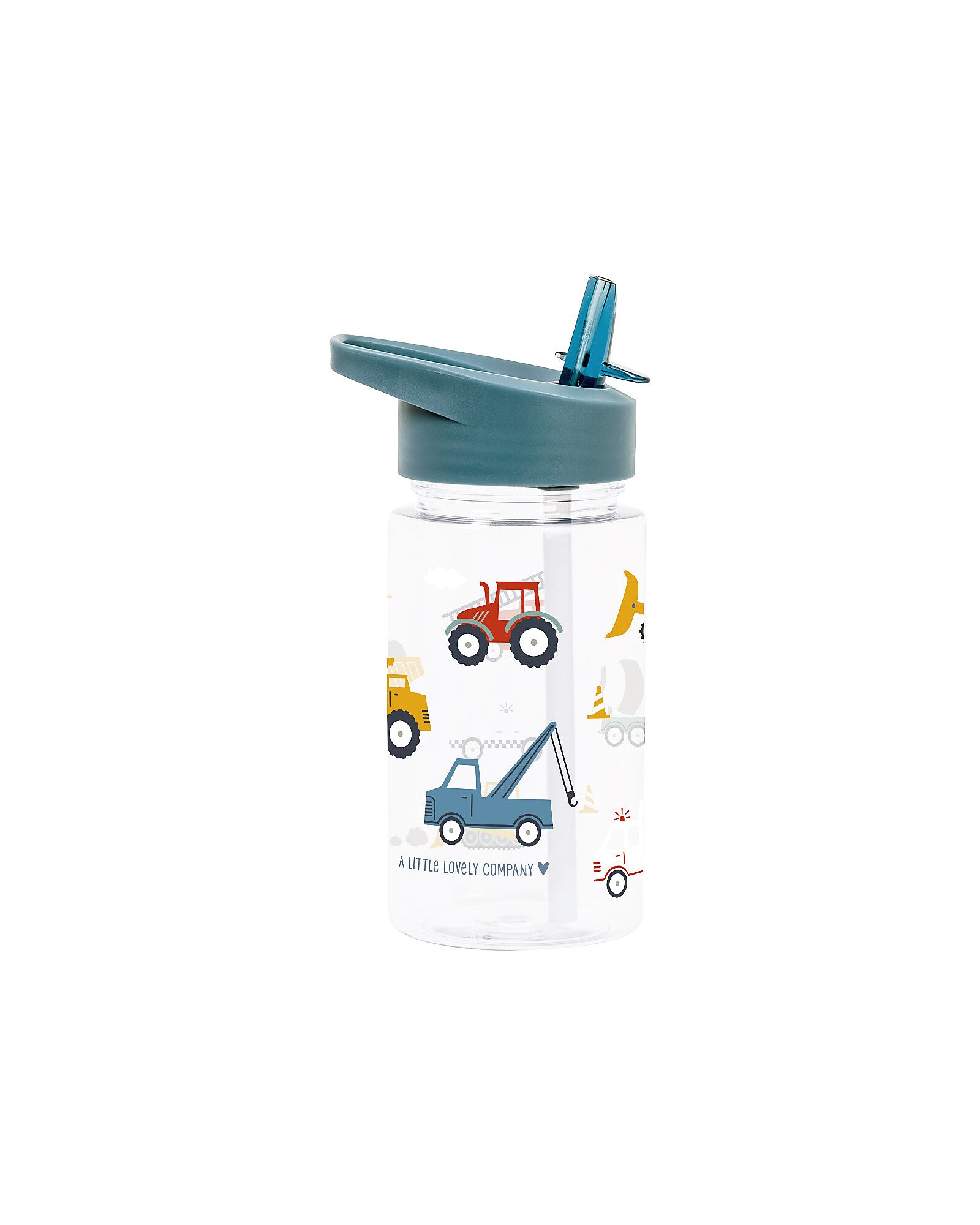 Borraccia con Cannuccia 450 ml - Veicoli - Senza BPA! - Fili e Stelle