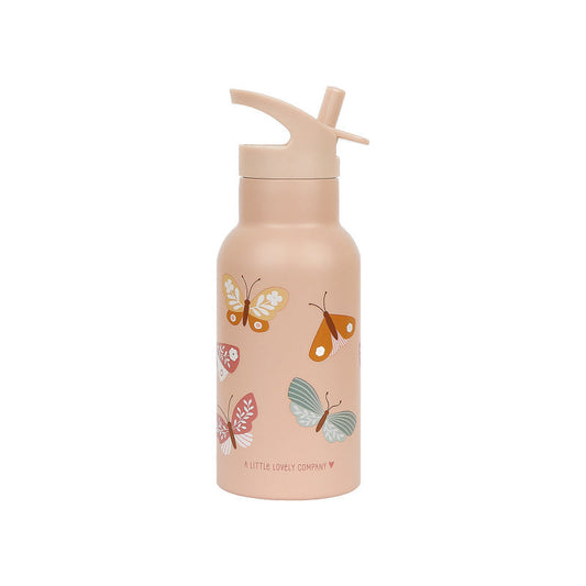 Borraccia Termica in Acciaio Inossidabile - 350 ml - Farfalle - Fili e Stelle