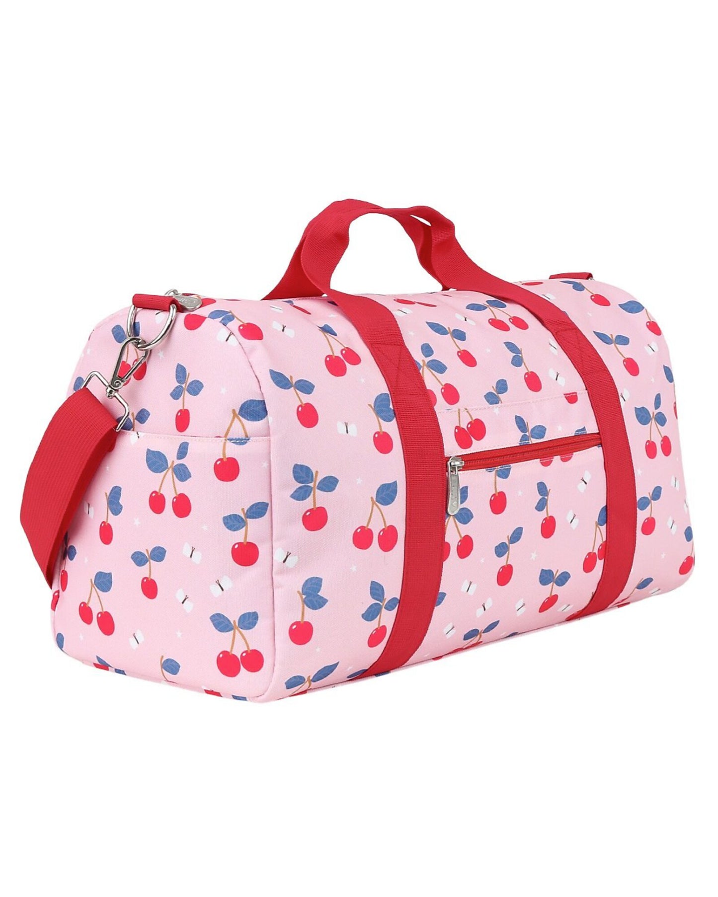 Borsa da Viaggio - Ciliegie - Dimensione Cabina 45x25x22.5cm - Personalizzabile con Nome