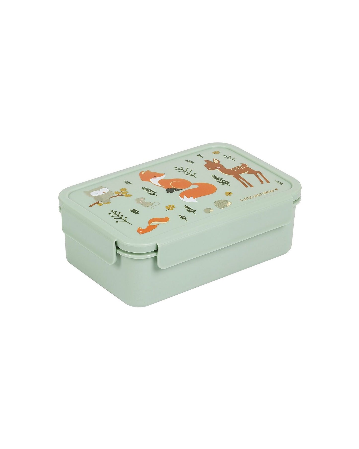 Porta Pranzo Bento - Amici della Foresta - con Scomparti Estraibili - Personalizzabile - Fili e Stelle
