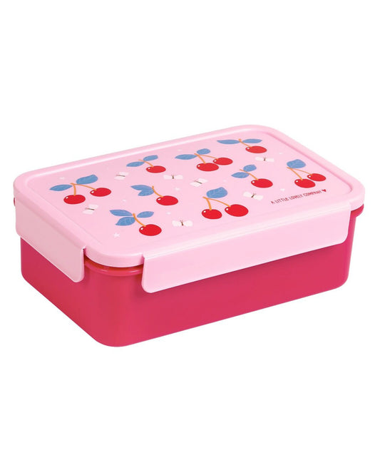 Porta Pranzo Bento - Ciliegie - Scomparti Estraibili - Personalizzabile con nome