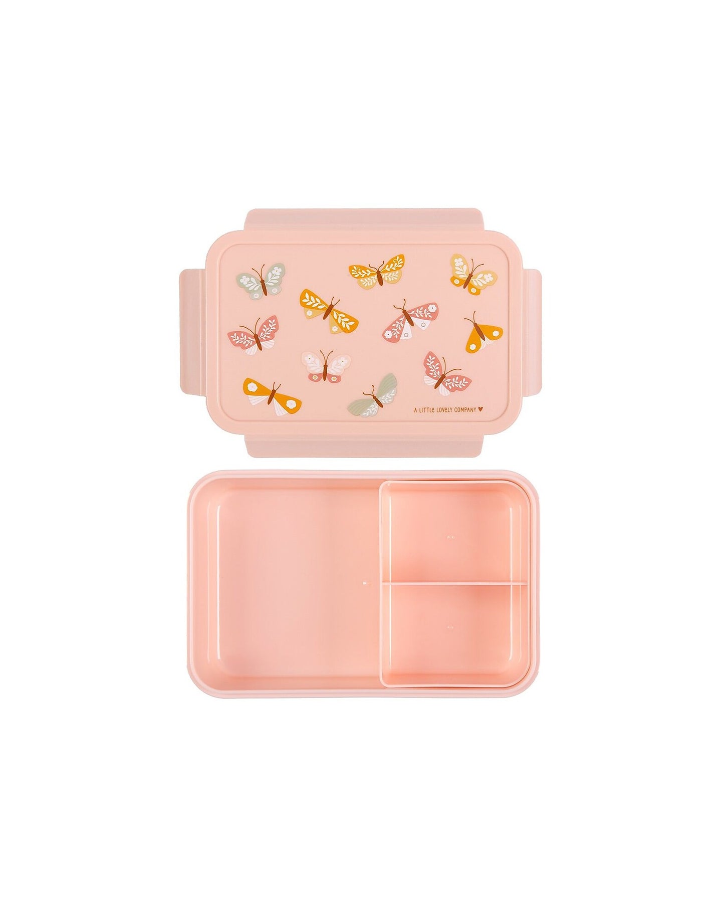 Porta Pranzo Bento - Farfalle - con Scomparti Estraibili - Personalizzabile - Fili e Stelle