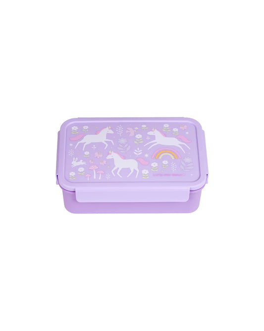 Porta Pranzo Bento - Unicorn Dreams - Scomparti Estraibili - Personalizzabile con nome
