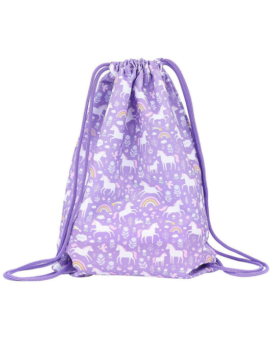 Sacca con Chiusura a Coulisse - Unicorn dreams - 32 x 42 cm - Personalizzabile con nome