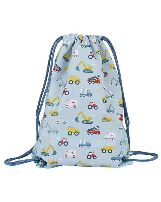 Sacca con Chiusura a Coulisse - Veicoli - 32 x 42 cm - Personalizzabile con nome
