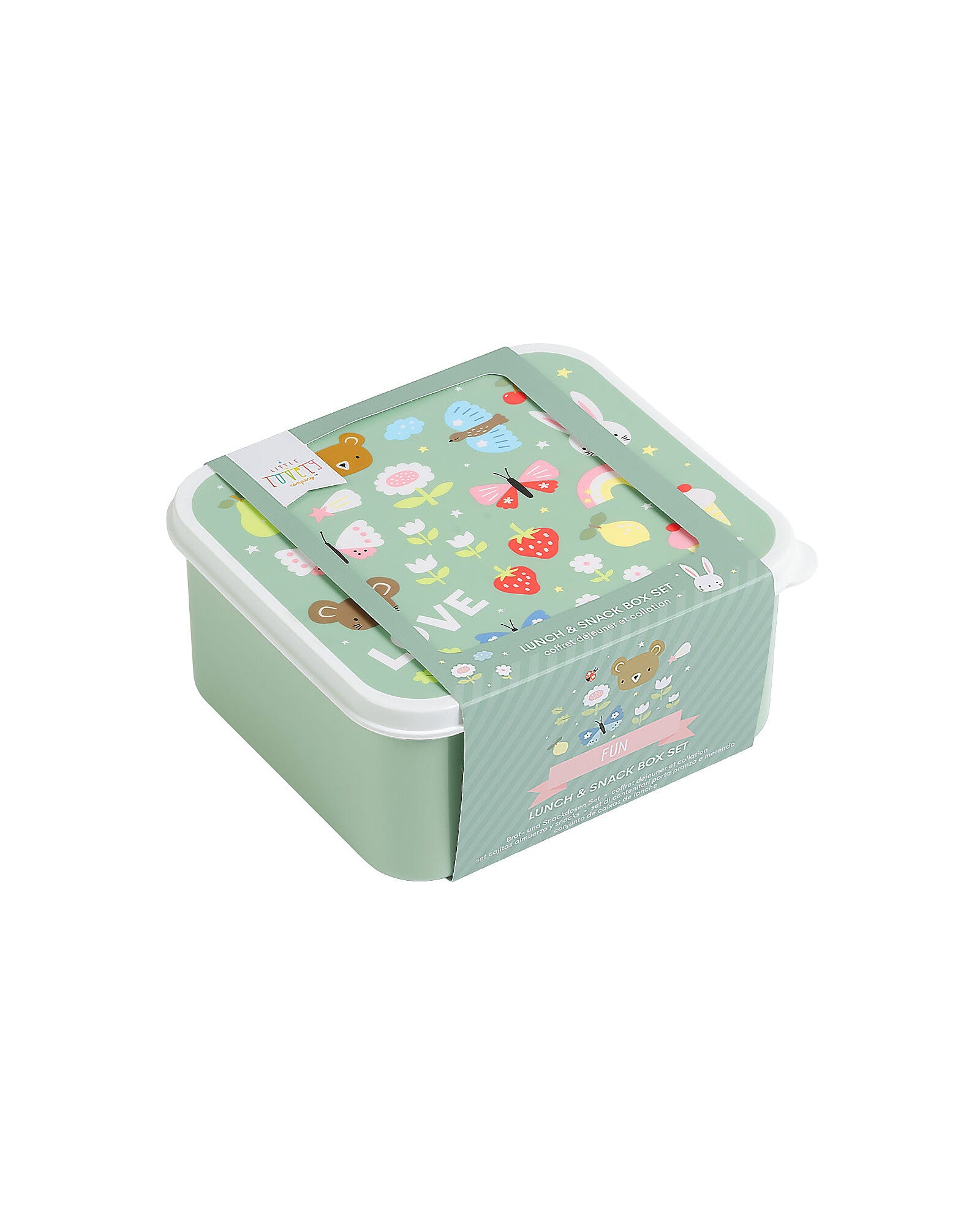 Set di Contenitori Porta Pranzo e Porta Merenda - Gioia - Fili e Stelle
