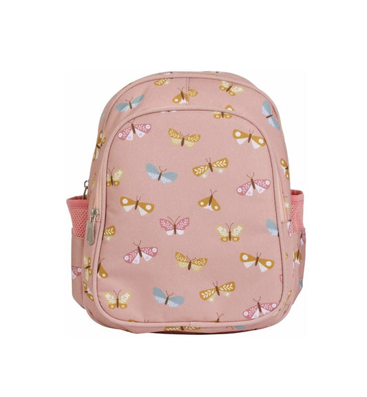 Zainetto Grande con Tasca Termica - Farfalle - 27x32x19 cm - Personalizzabile - Fili e Stelle