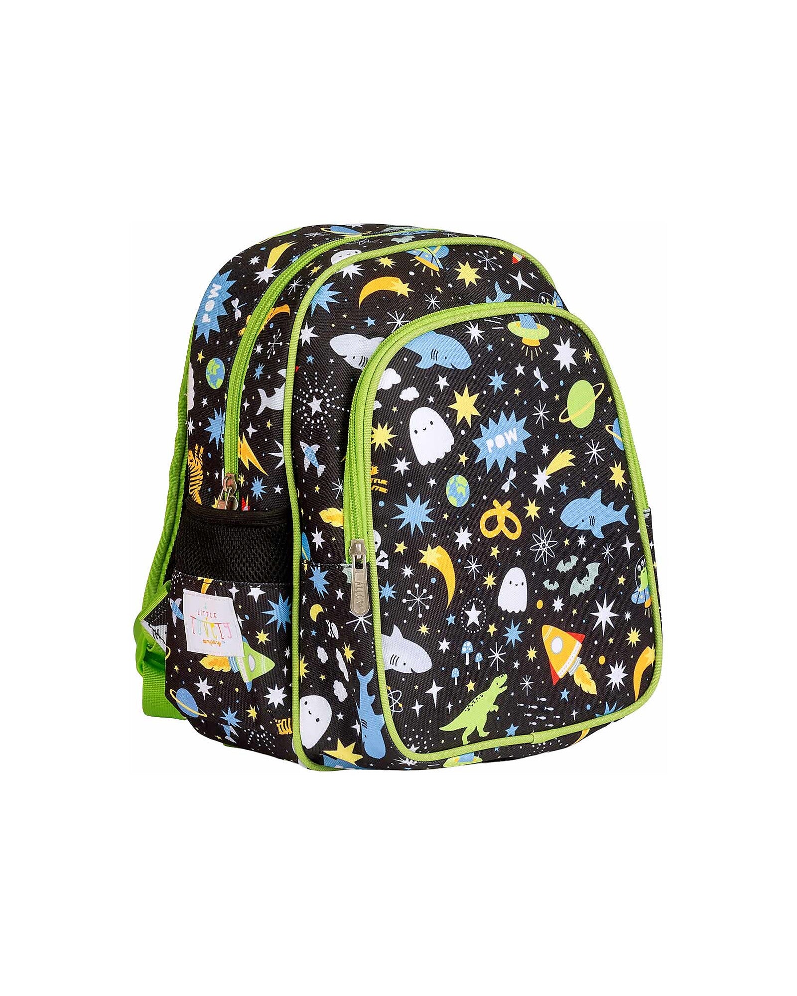 Zainetto Grande con Tasca Termica - Galaxy - 27x32x19 cm - Mantiene cibi e bevande freschi! - Personalizzabile - Fili e Stelle