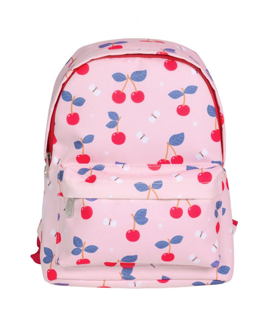 Zainetto Piccolo Ciliegie - 23,5x30x10 cm - Personalizzabile con il nome