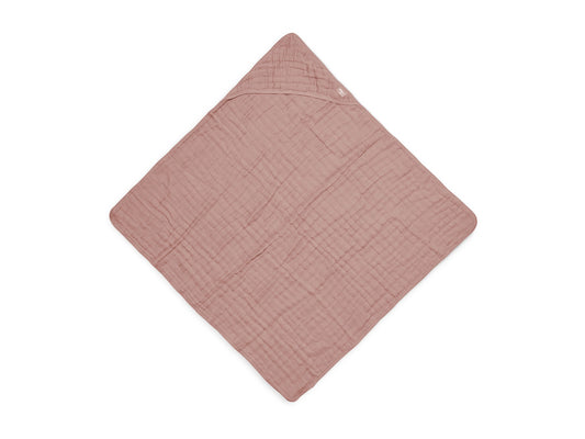 Accappatoio Triangolo Wrinkled Cotton - 75x75cm - Rosewood - Personalizzabile - Fili e Stelle
