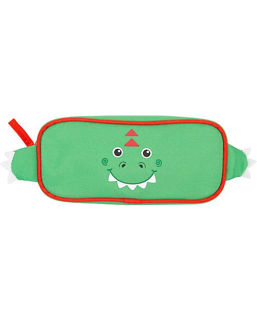 Astuccio per la Scuola con Chiusura a Zip - Devin the Dinosaur - Personalizzabile con Nome - Fili e Stelle