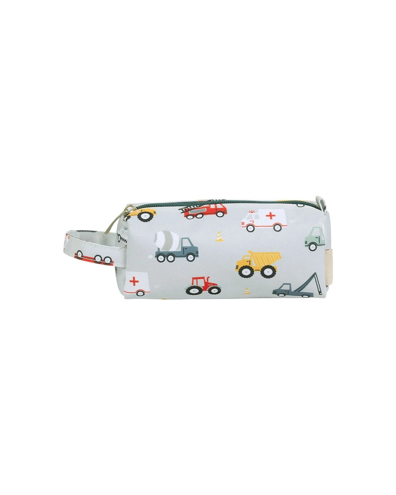 Astuccio per la Scuola con Chiusura a Zip - Veicoli - 20x8x7 cm - Personalizzabile con Nome - Fili e Stelle