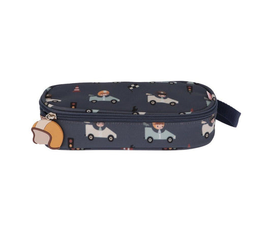 Astuccio Termico Merenda Speed Racers Personalizzabile con Nome - Fili e Stelle