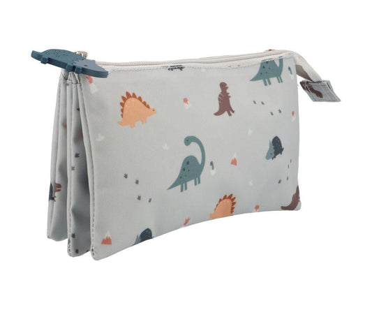 Astuccio Tris Scuola Personalizzabile Dinos World - Fili e Stelle