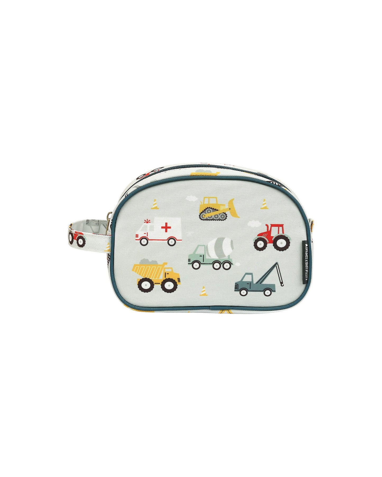 Beauty Case - Veicoli - 20.5 x 14 x 9.5 cm - Personalizzabile con Nome - Fili e Stelle