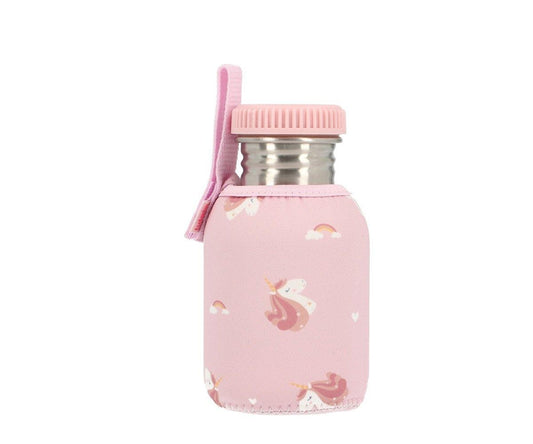 Borraccia Acciaio Fodera Magical Unicorn 350ml - Personalizzabile - Fili e Stelle