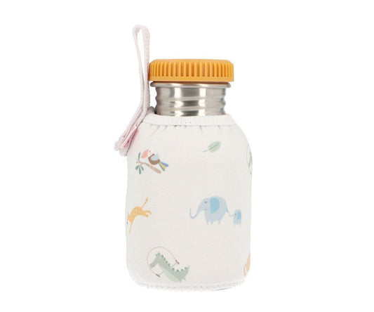 Borraccia Acciaio Fodera Savannah 350ml - Personalizzabile - Fili e Stelle