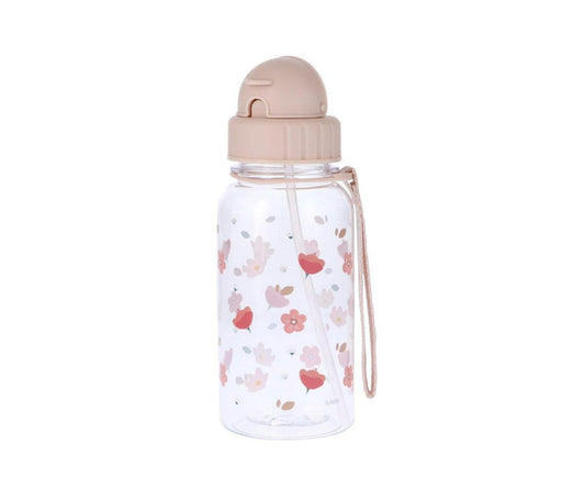 Borraccia in Tritan con Cannuccia 500 ml Little Garden Personalizzata - Fili e Stelle