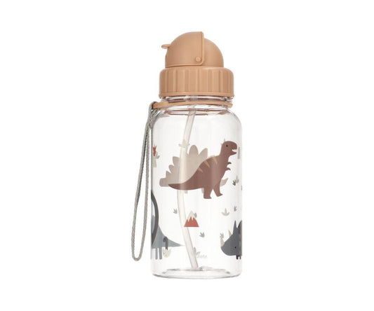Borraccia Plastica Dinos World Personalizzabile - Fili e Stelle