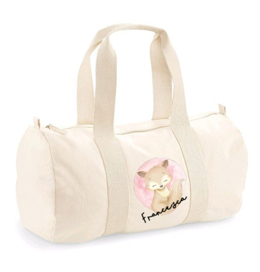 Borsa Sport in Cotone Organico - Personalizzabile con Disegno e Nome