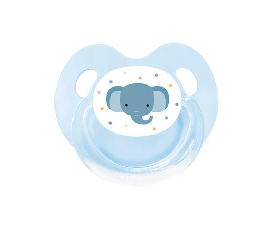 Ciuccio Retro Elefante - Silicone 0+ - Fili e Stelle