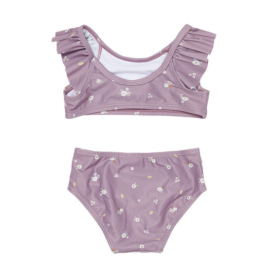 Costume bikini bimba LD Mauve Blossom 86-92 cm - Fili e Stelle