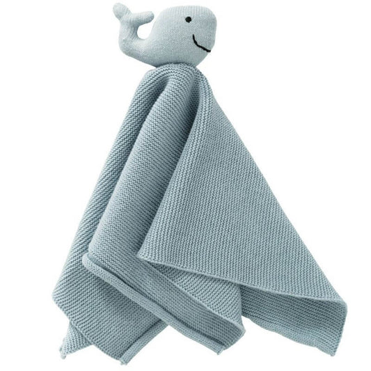 Doudou Balena Cotone bio - Personalizzabili con nome - Fili e Stelle