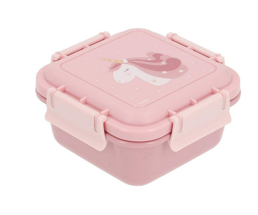 Lunch Box Grande Tutete Magical Unicorn Personalizzabile con Nome - Fili e Stelle