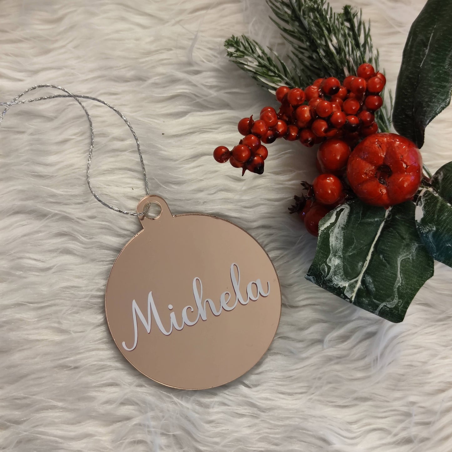 Medaglione di Natale Personalizzato con Nome - Colori Vari