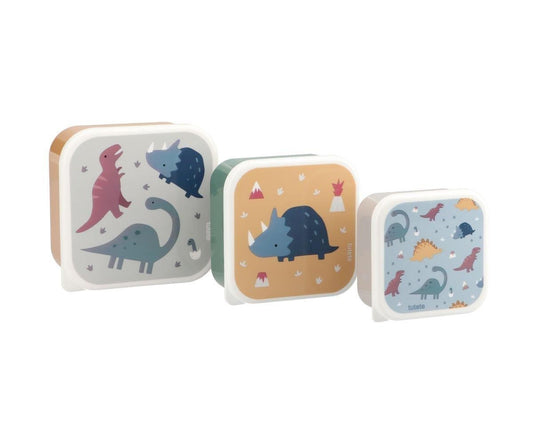 Set 3 Scatoline Snack Dinos World - Fili e Stelle