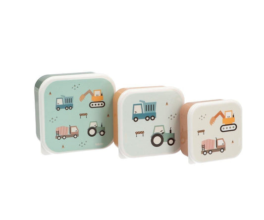 Set 3 Scatoline Snack Truck Personalizzabili con nome - Fili e Stelle