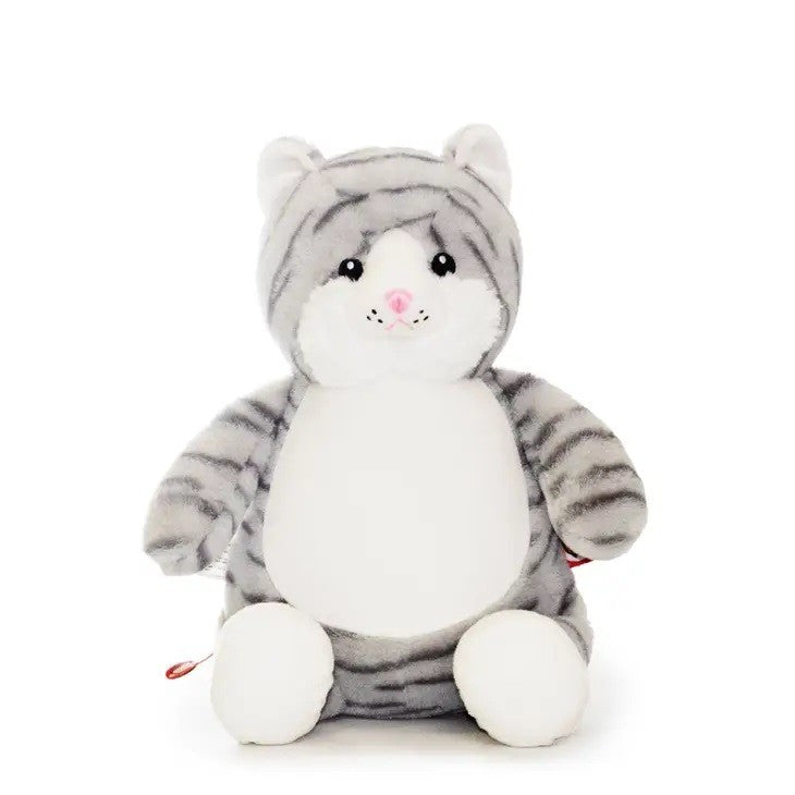 Peluche Gatto Grigio Personalizzabile - Fili e Stelle
