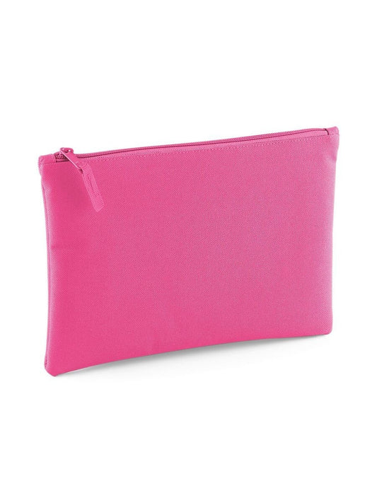 Pochette in poliestere con zip col. Fucsia con nome - Fili e Stelle