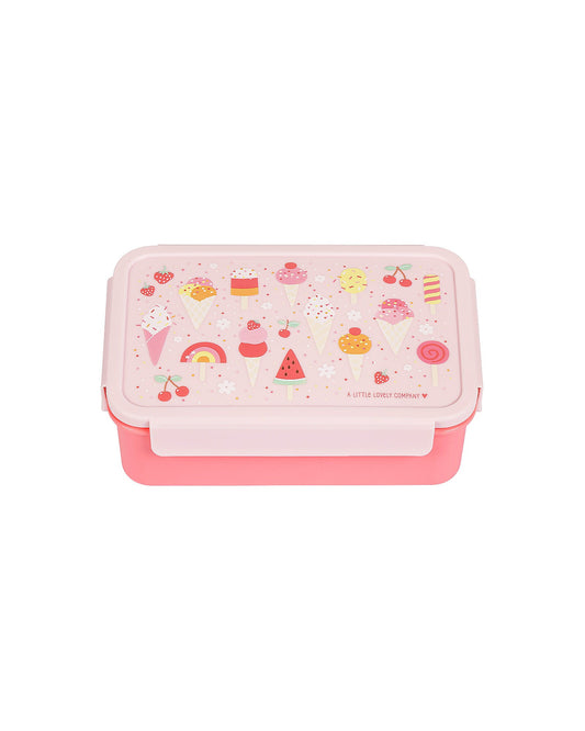 Porta Pranzo Bento - Gelati - con Scomparti Estraibili - Personalizzabile con Nome - Fili e Stelle